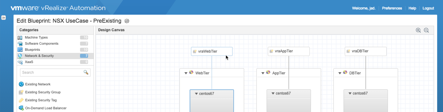 nsx security groups in vra